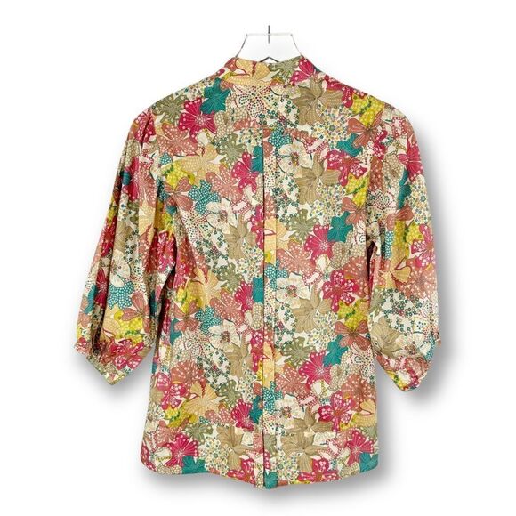 Alicia Bell Collection Colorful Boho Tunic Top Sz 4 - Picture 2 of 9